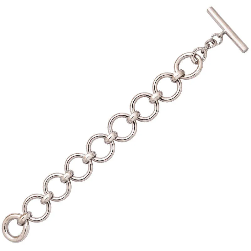 Toggle Bracelet- Sterling Silver