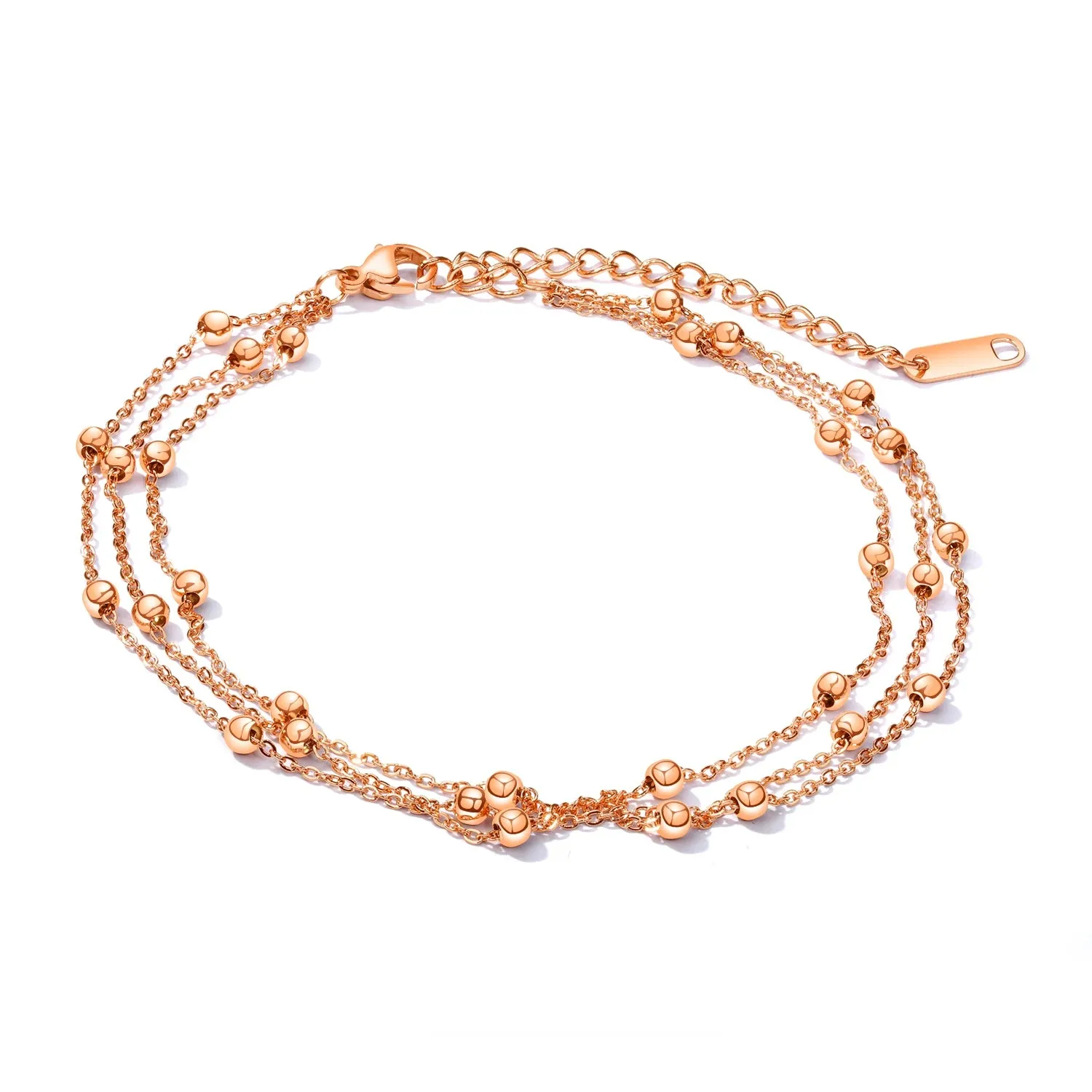 Trendy Multi Layer Handmade Beads Anklet For Women