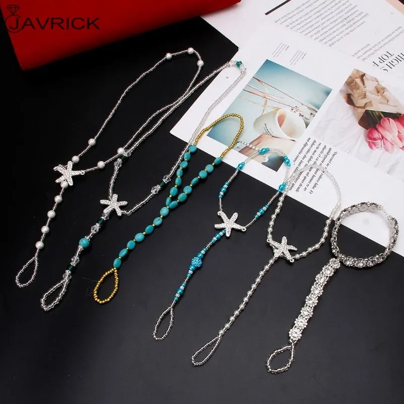 Tropical Escape Anklet Barefoot Sandal
