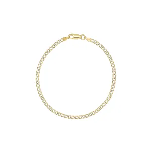Two Tone Cuban Bracelet
