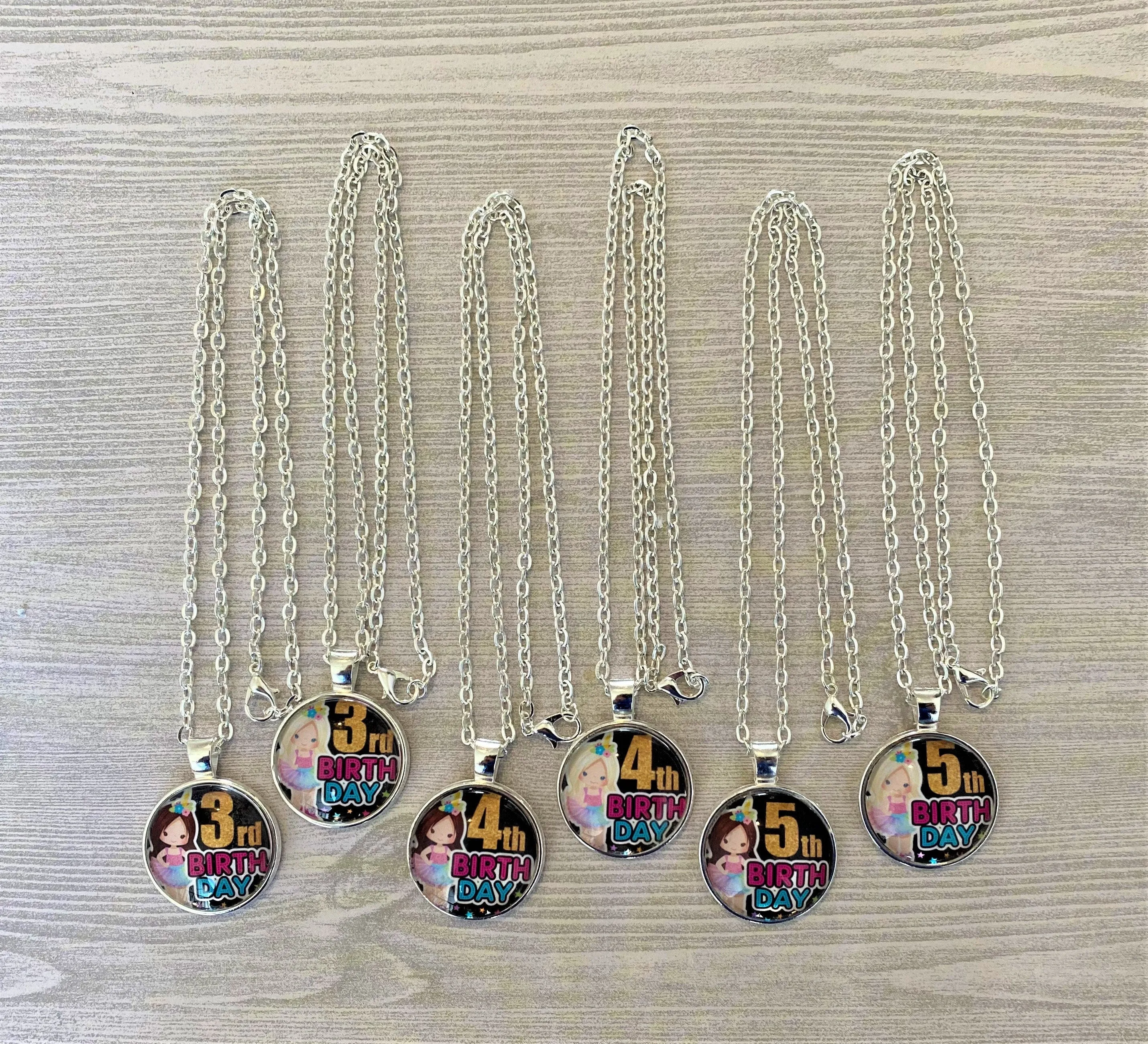 Unicorn Birthday Necklaces