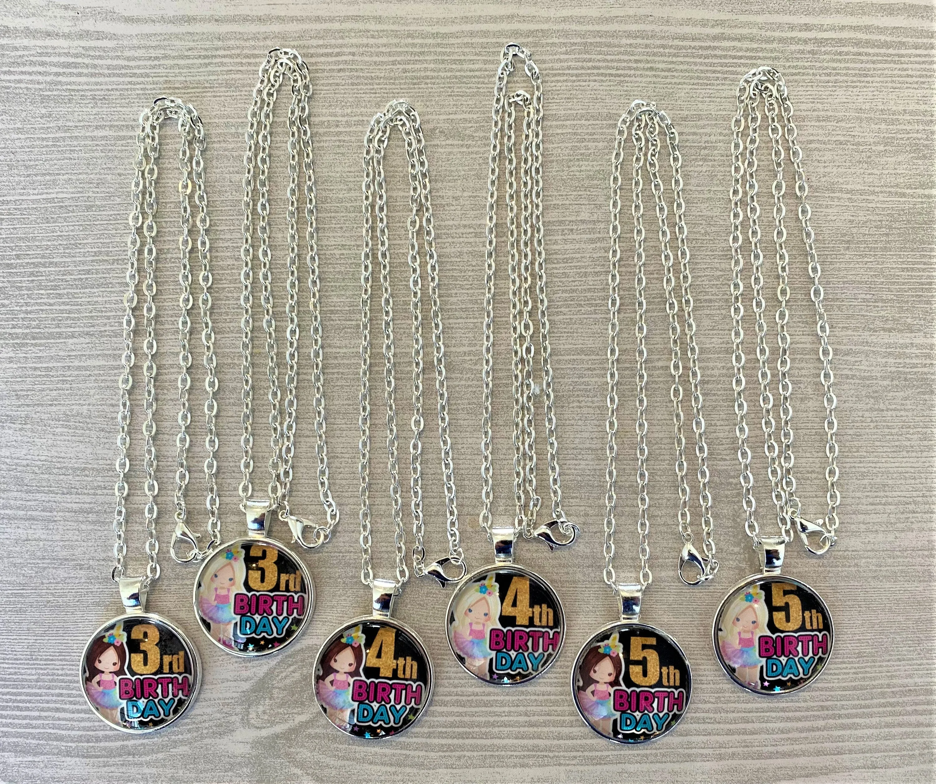 Unicorn Birthday Necklaces
