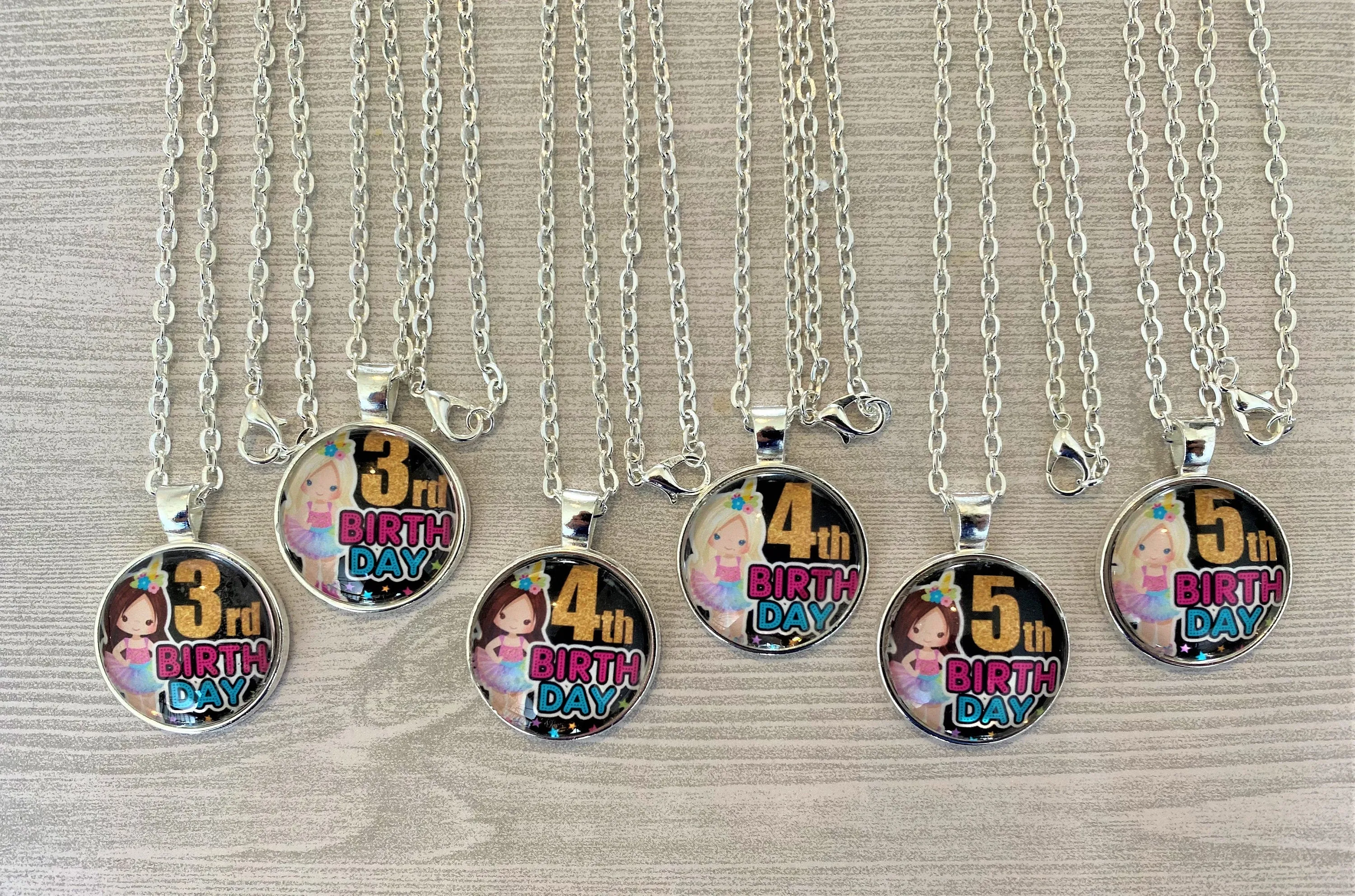 Unicorn Birthday Necklaces
