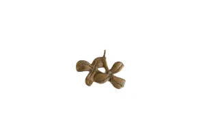 Vintage African Bronze Clover Pendant