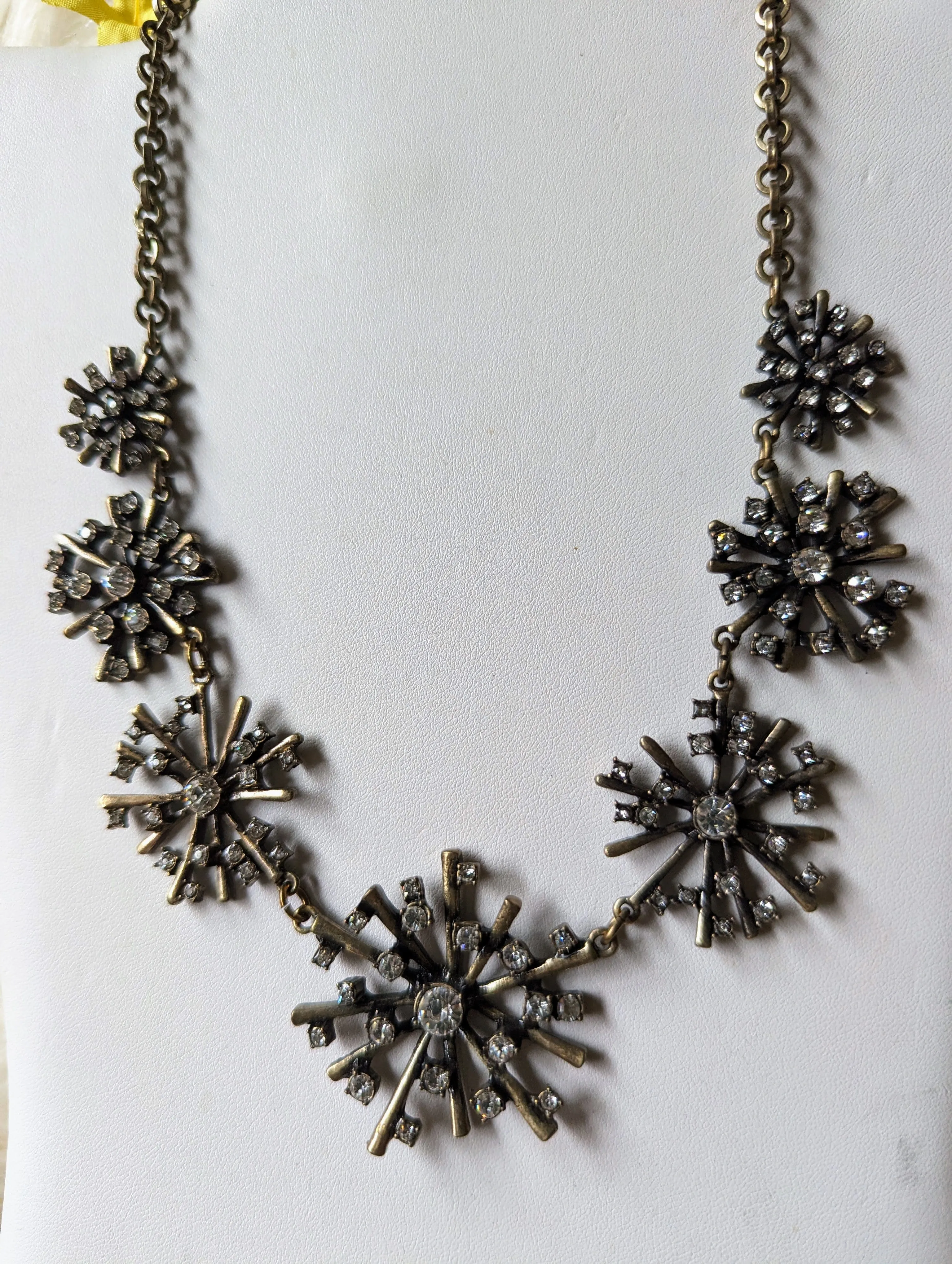 Vintage - Crystal Burst Pendant Necklace