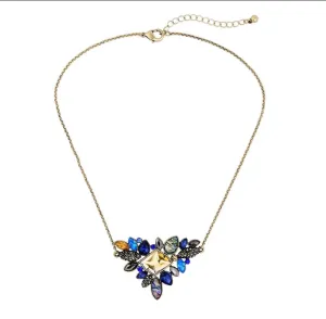 VINTAGE MULTI COLOR CRYSTAL VIVIAN PENDANT