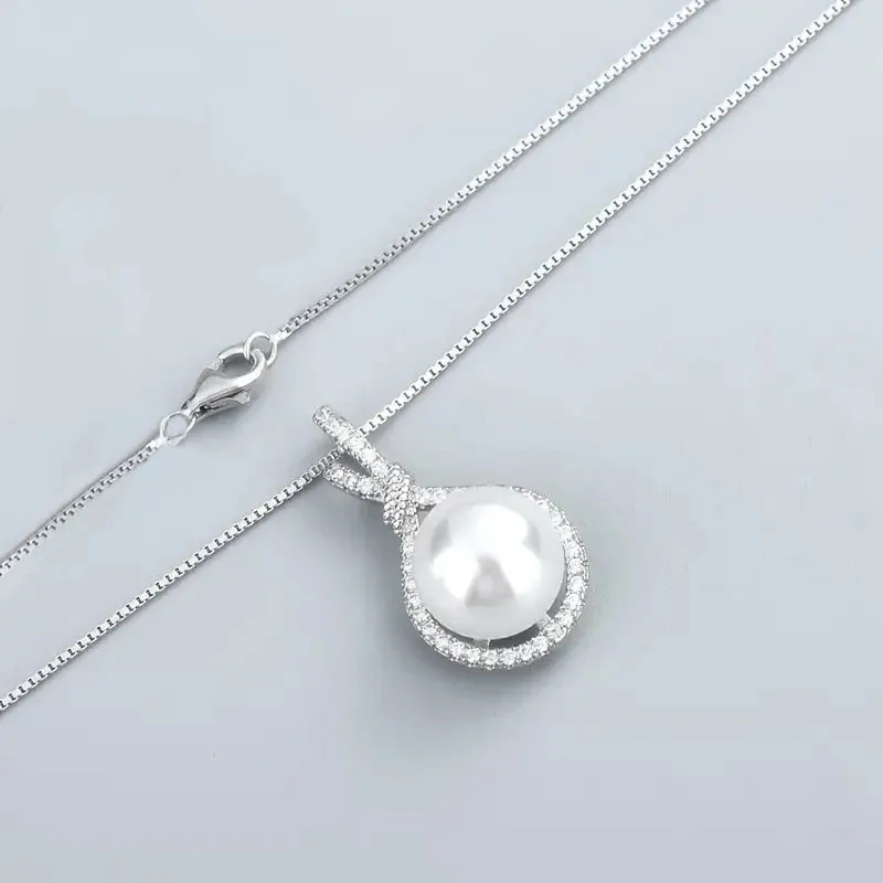 Waterdrop Pearl Pendant Necklace for Women Accessories Female Jewelry