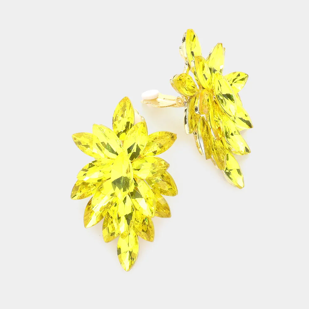 Yellow Hombre Clip On Earrings | 583433