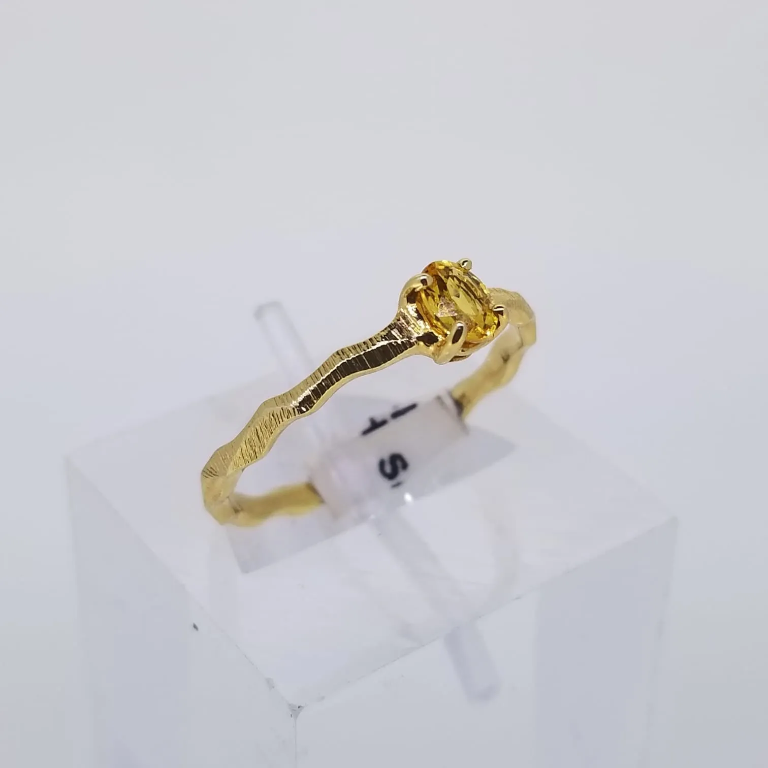 Yellow Sapphire Ring