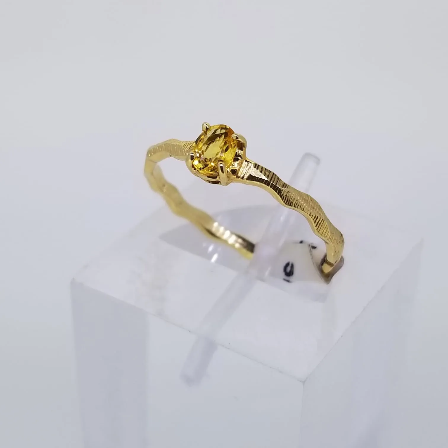 Yellow Sapphire Ring