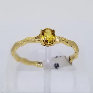 Yellow Sapphire Ring