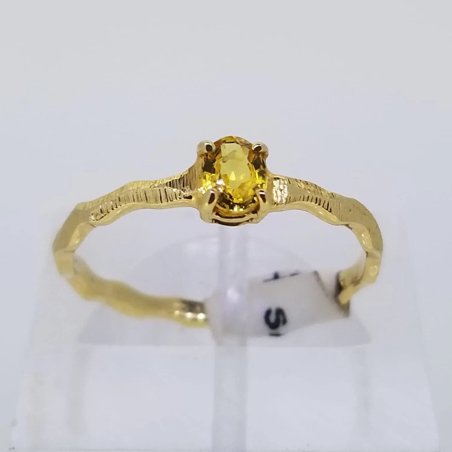 Yellow Sapphire Ring